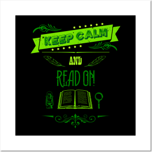 Keep Calm and Read On Vintage RC04 Posters and Art